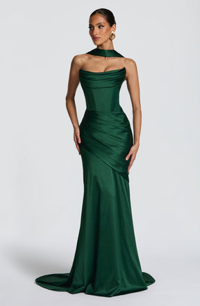 Kensington Maxi Dress - Emerald Ryvelle