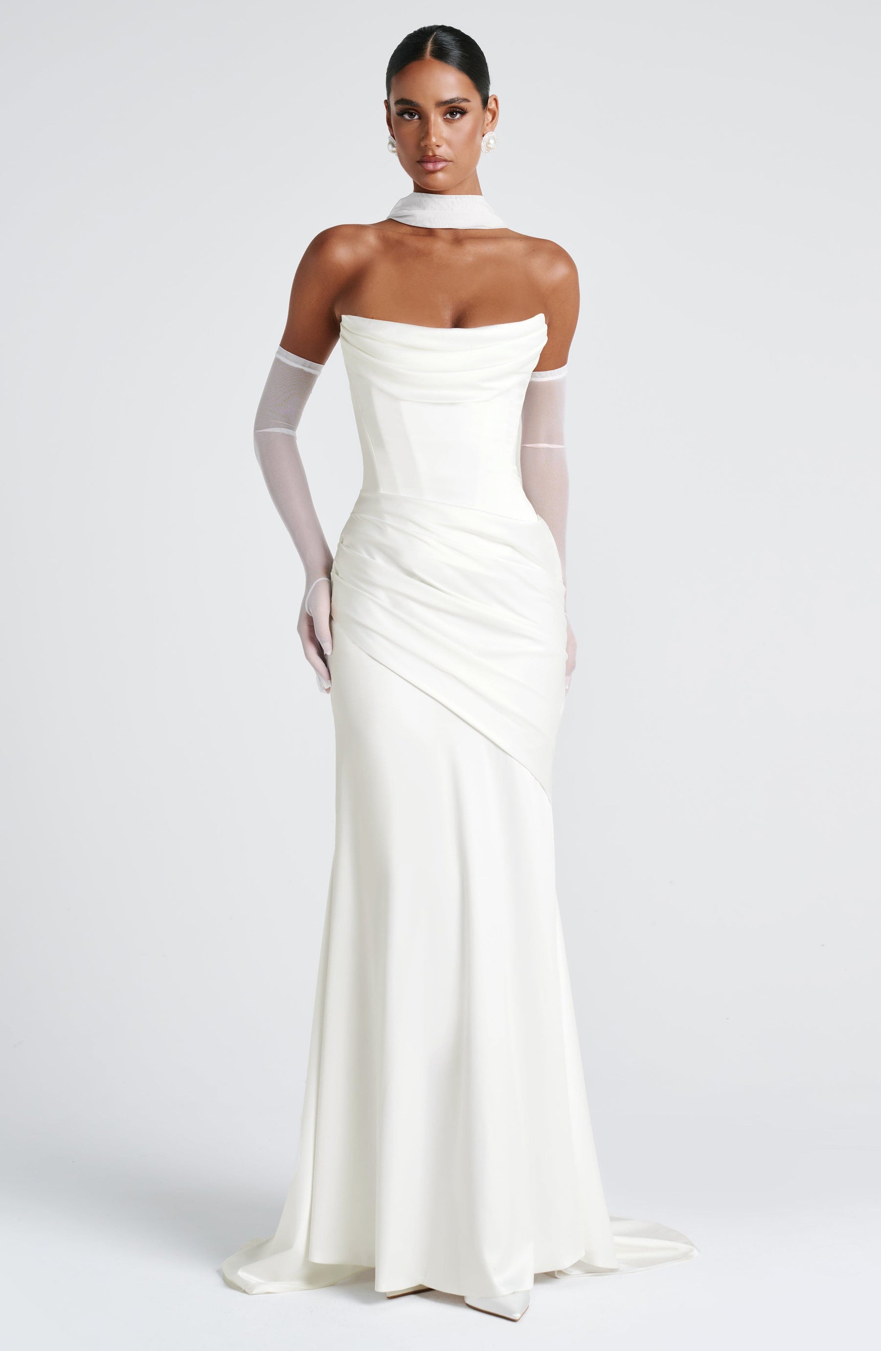 Kensington Maxi Dress - Ivory Ryvelle