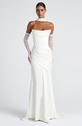 Kensington Maxi Dress - Ivory Ryvelle