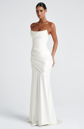 Kensington Maxi Dress - Ivory Ryvelle