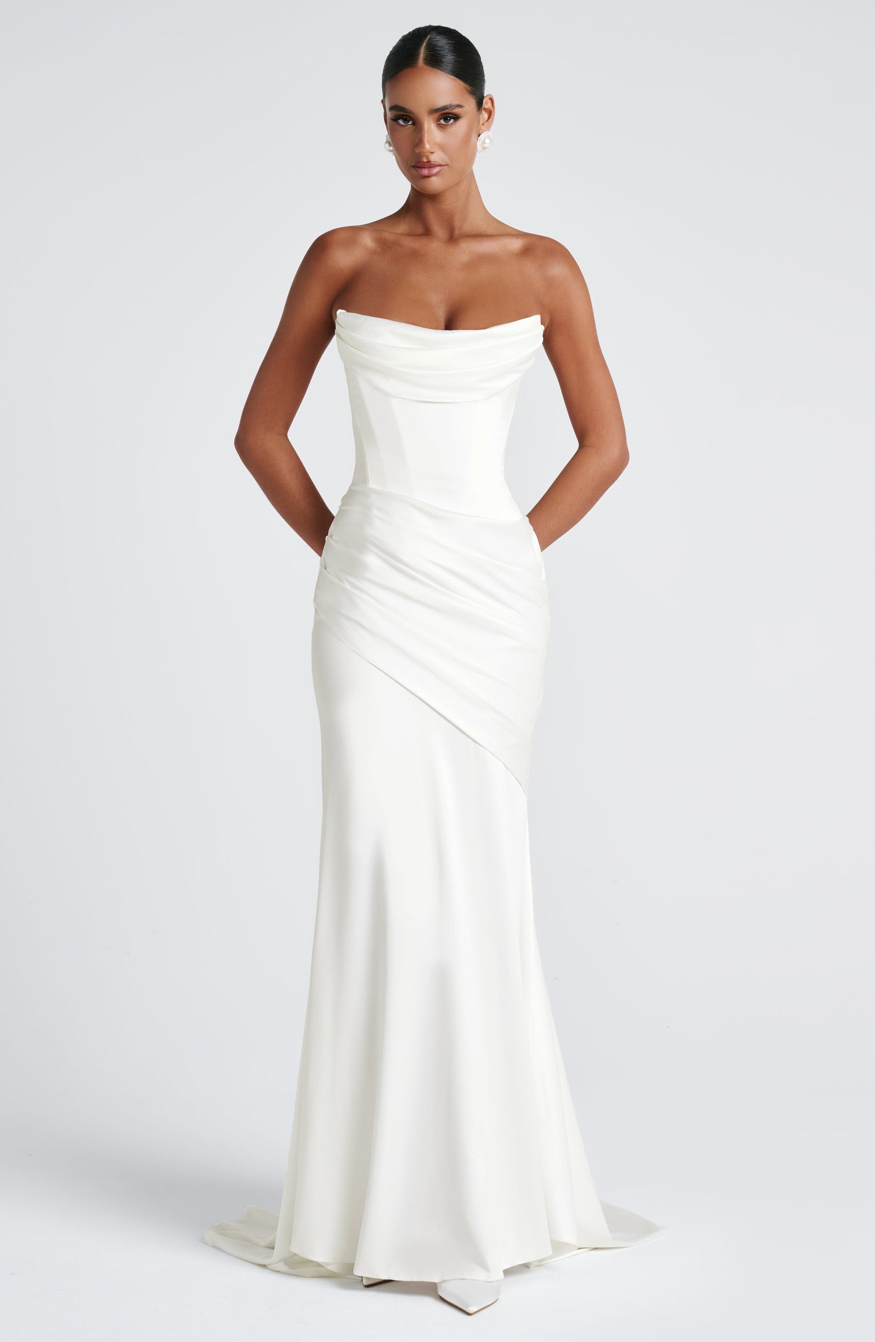 Kensington Maxi Dress - Ivory Ryvelle