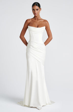 Kensington Maxi Dress - Ivory Ryvelle