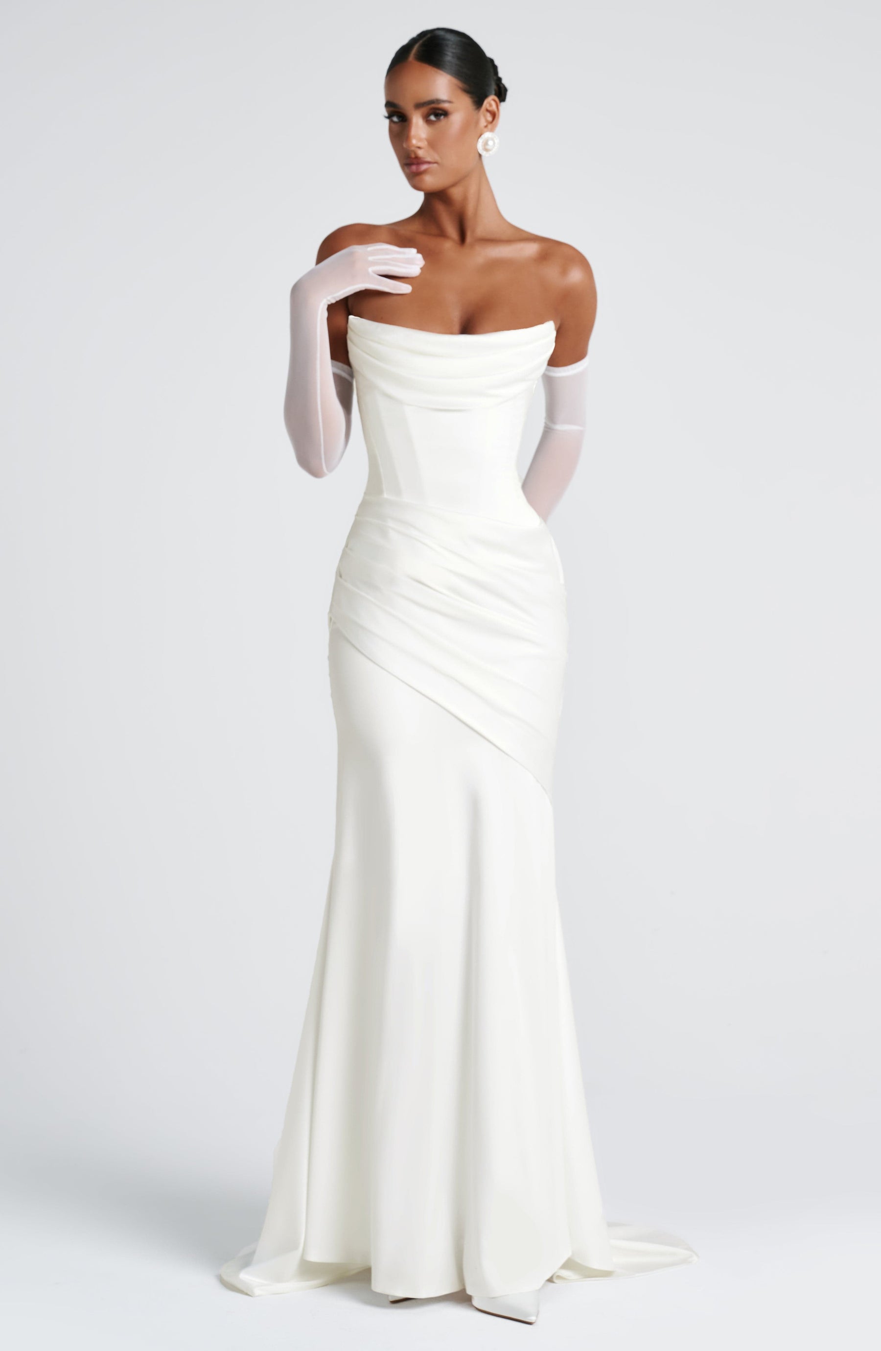 Kensington Maxi Dress - Ivory Ryvelle