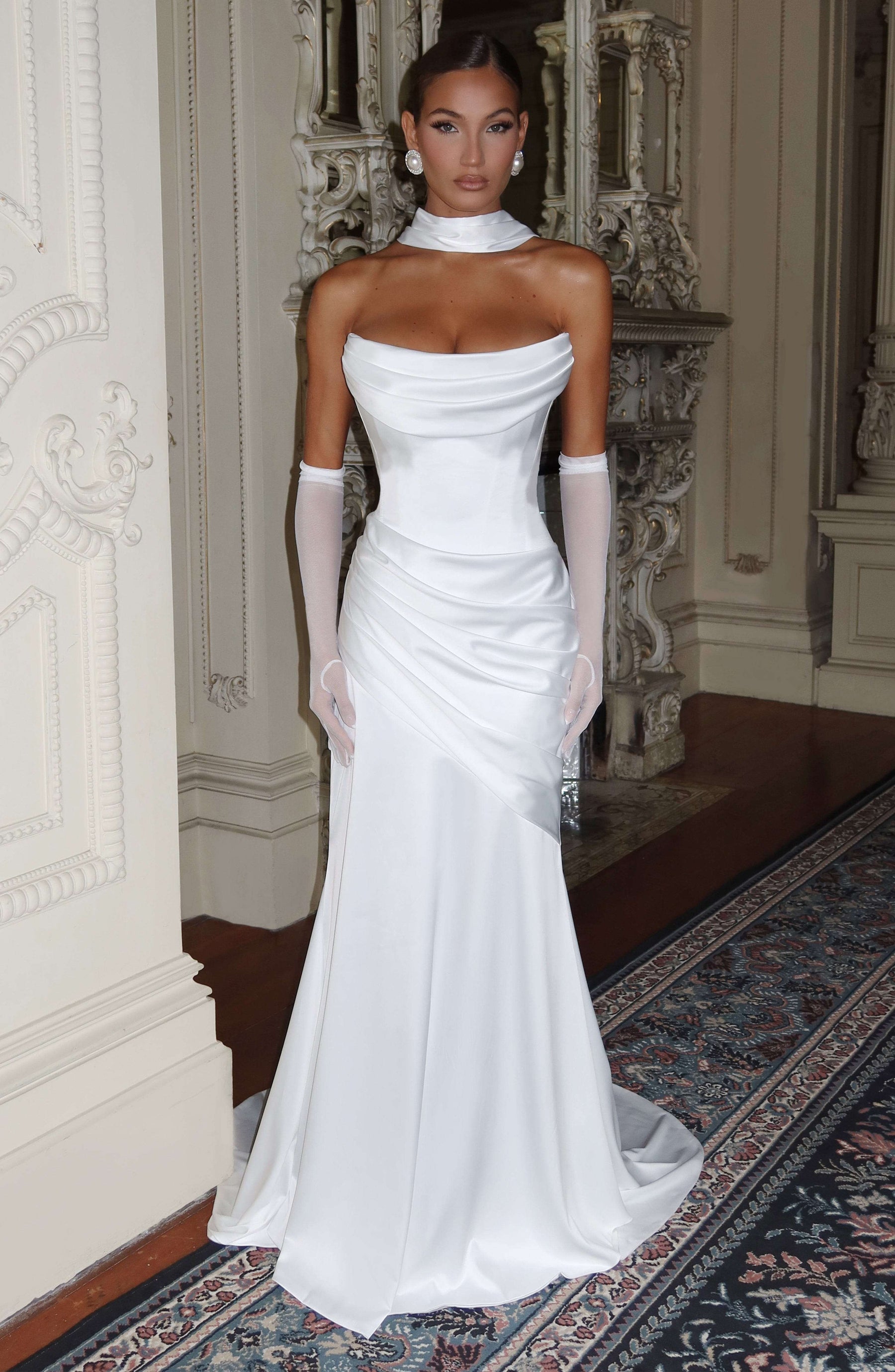 Kensington Maxi Dress - Ivory Ryvelle