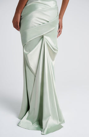 Robe longue Kensington – Menthe