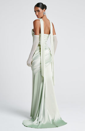 Robe longue Kensington – Menthe