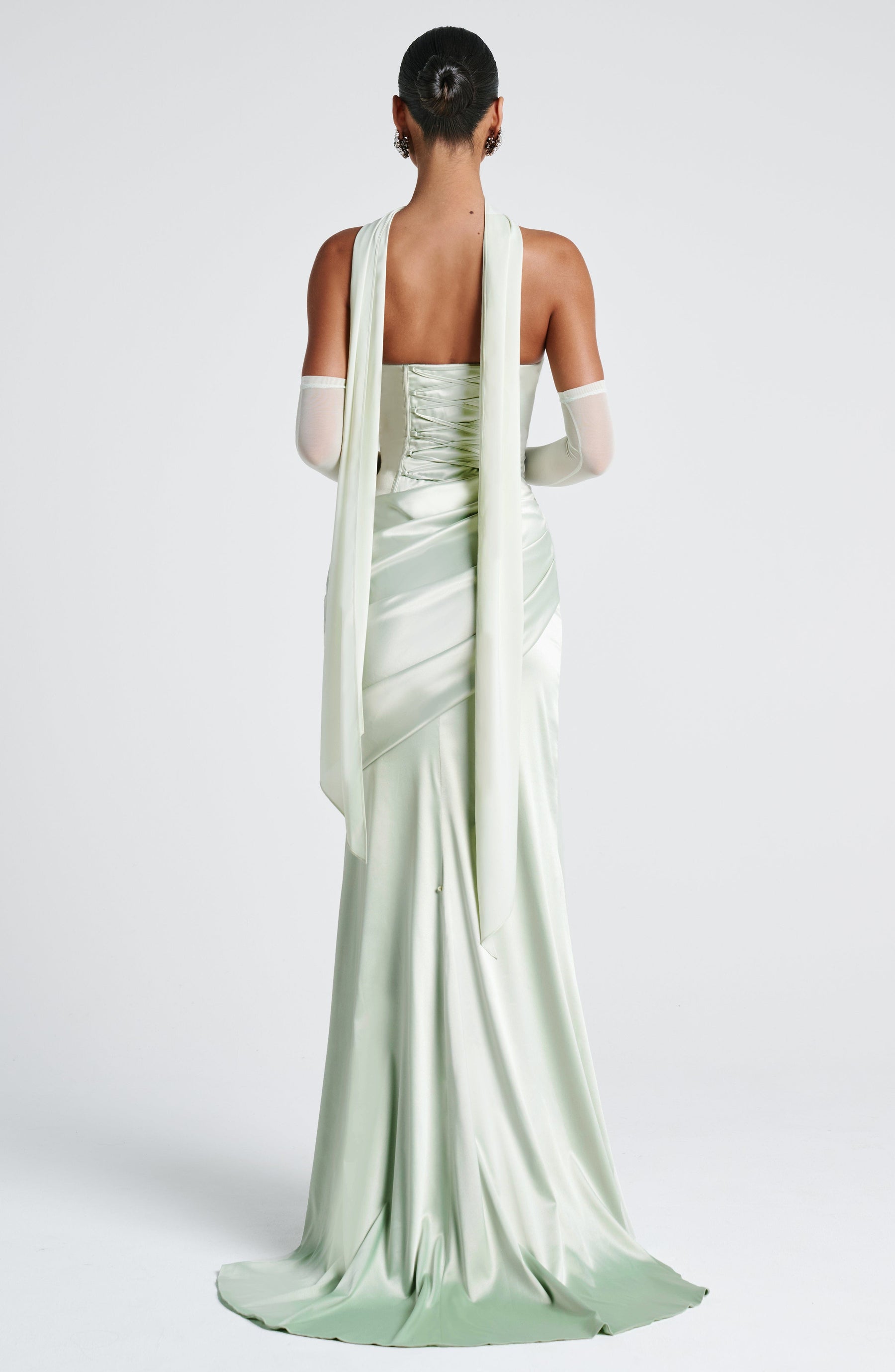 Robe longue Kensington – Menthe