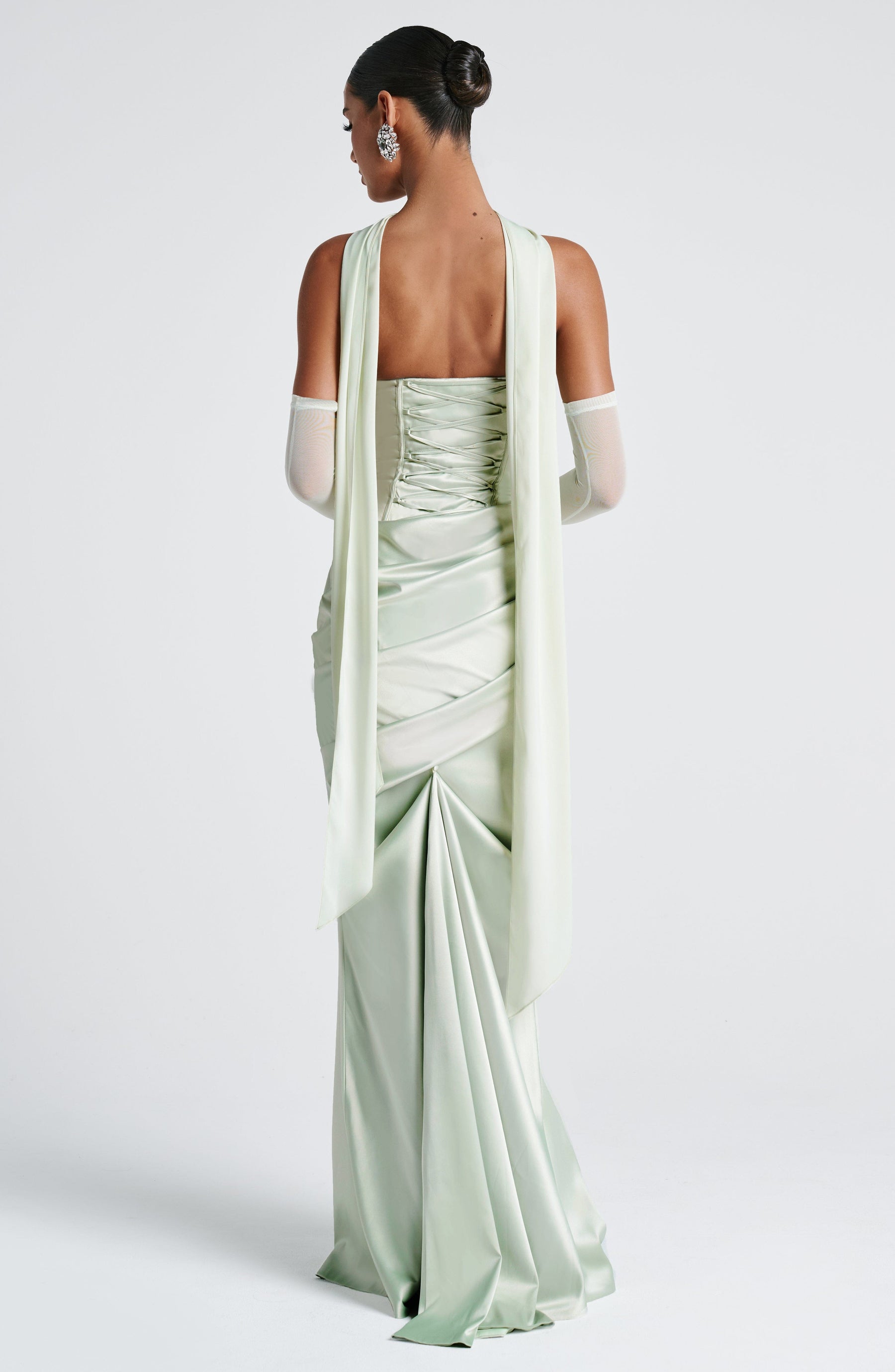 Robe longue Kensington – Menthe