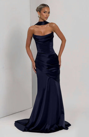 Kensington Maxi Dress - Navy Ryvelle