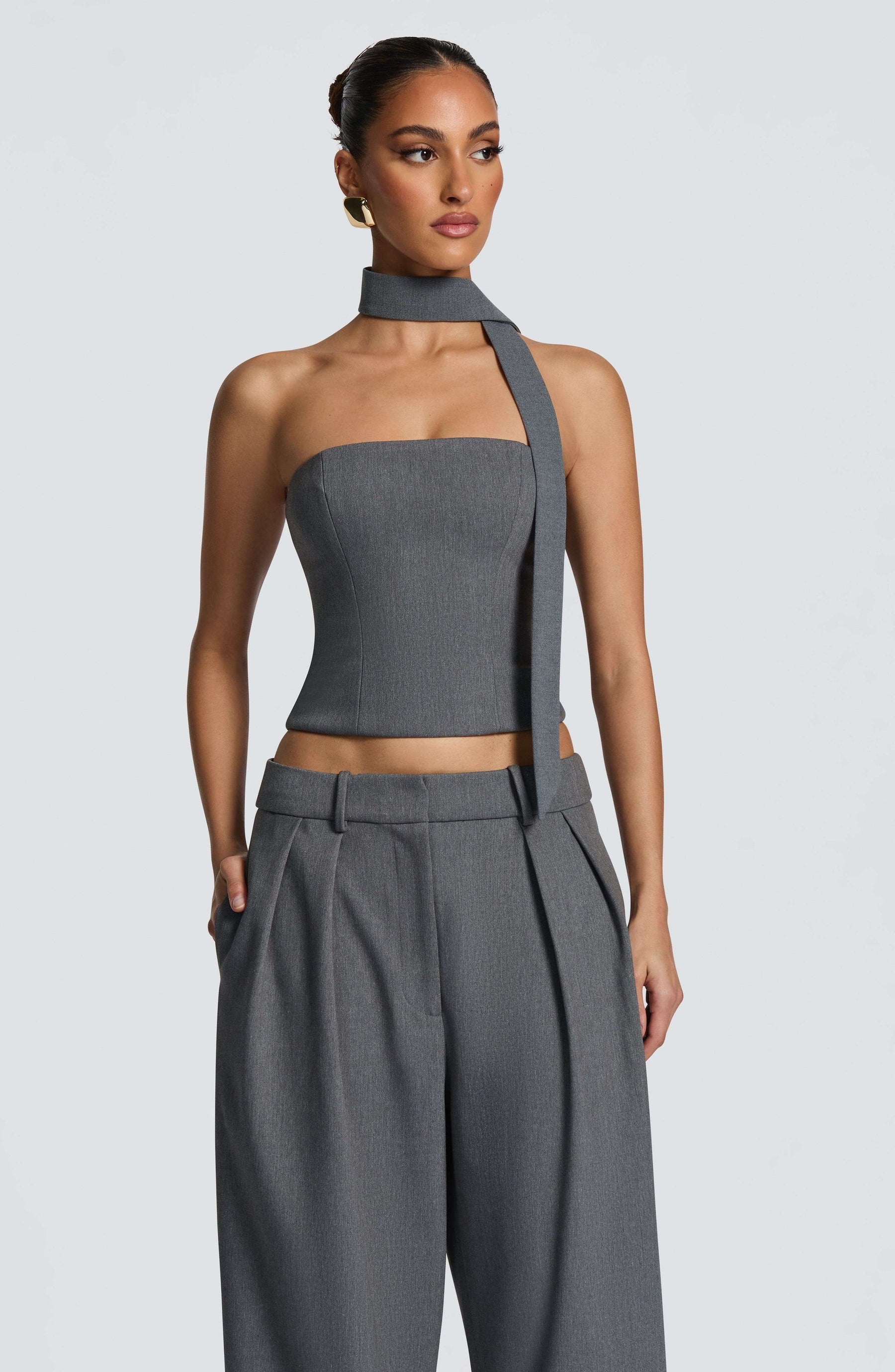 Kerry Top - Grey Marl Ryvelle