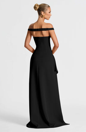 Khalesia Maxi Dress - Black Ryvelle