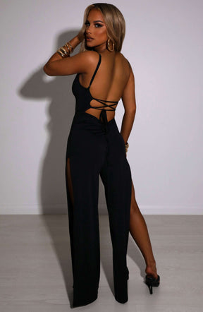 Khloe Jumpsuit - Black Ryvelle
