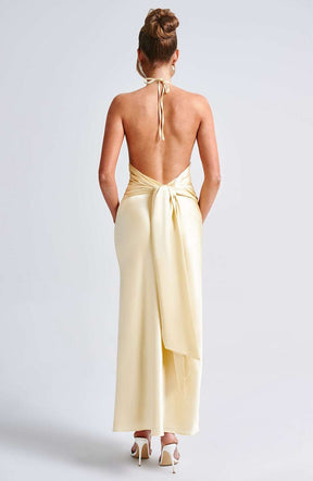 Kiandra Maxi Dress - Lemon Ryvelle