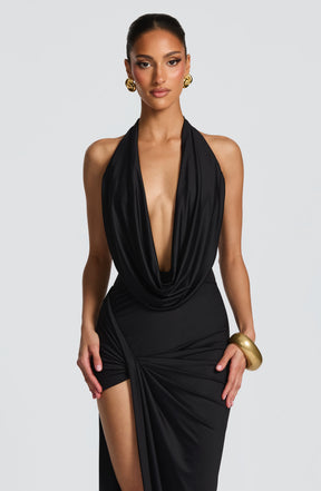 Kingsley Maxi Dress - Black Ryvelle