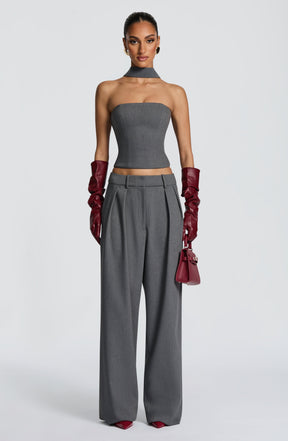 Kirsty Pants - Grey Marl Ryvelle