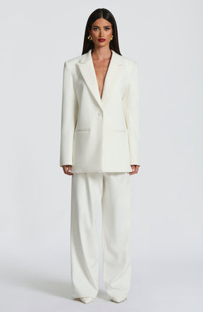 Kirsty Pants - Ivory Ryvelle
