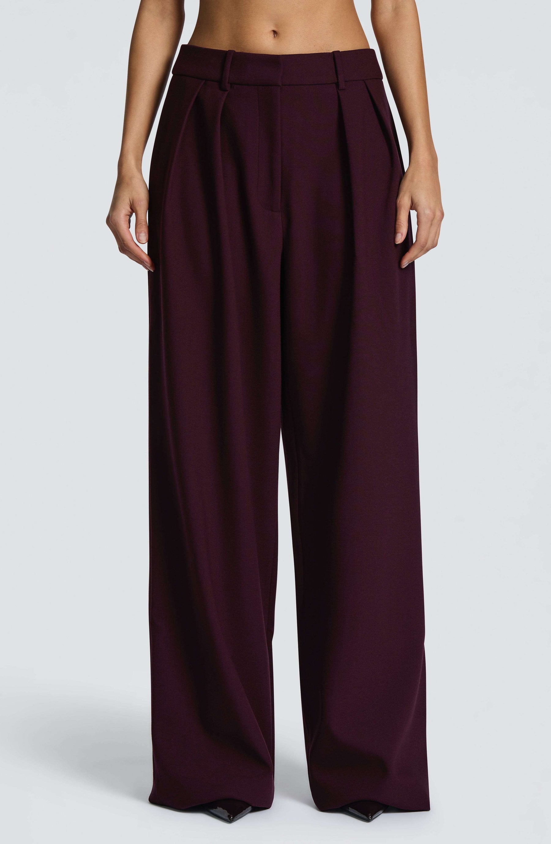 Kirsty Pants - Plum Ryvelle