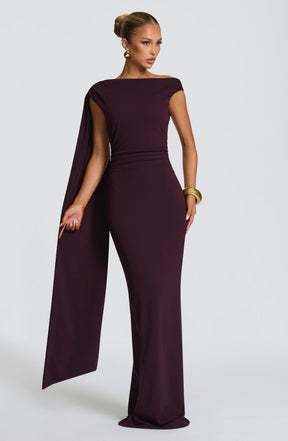 Kylie Maxi Dress - Plum Ryvelle