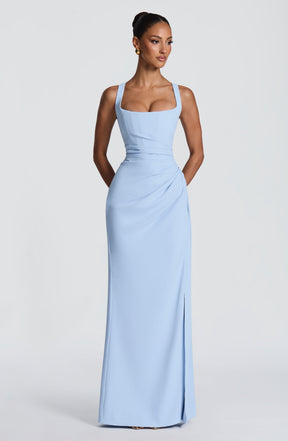 Laleh Maxi Dress - Glacier Blue Ryvelle