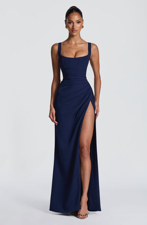 Laleh Maxi Dress - Navy Ryvelle