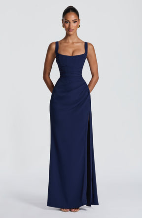 Laleh Maxi Dress - Navy Ryvelle