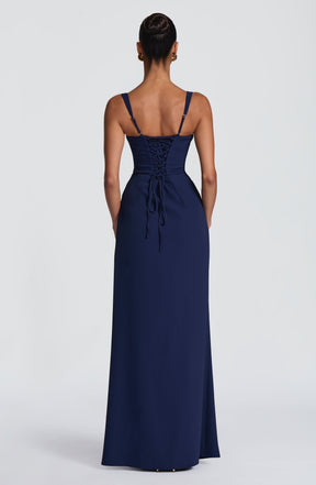 Laleh Maxi Dress - Navy Ryvelle