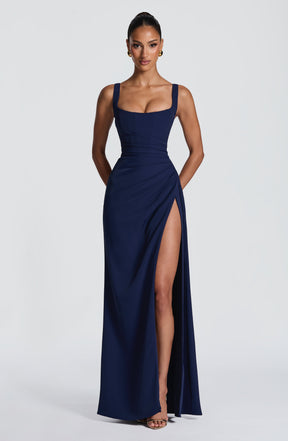 Laleh Maxi Dress - Navy Ryvelle