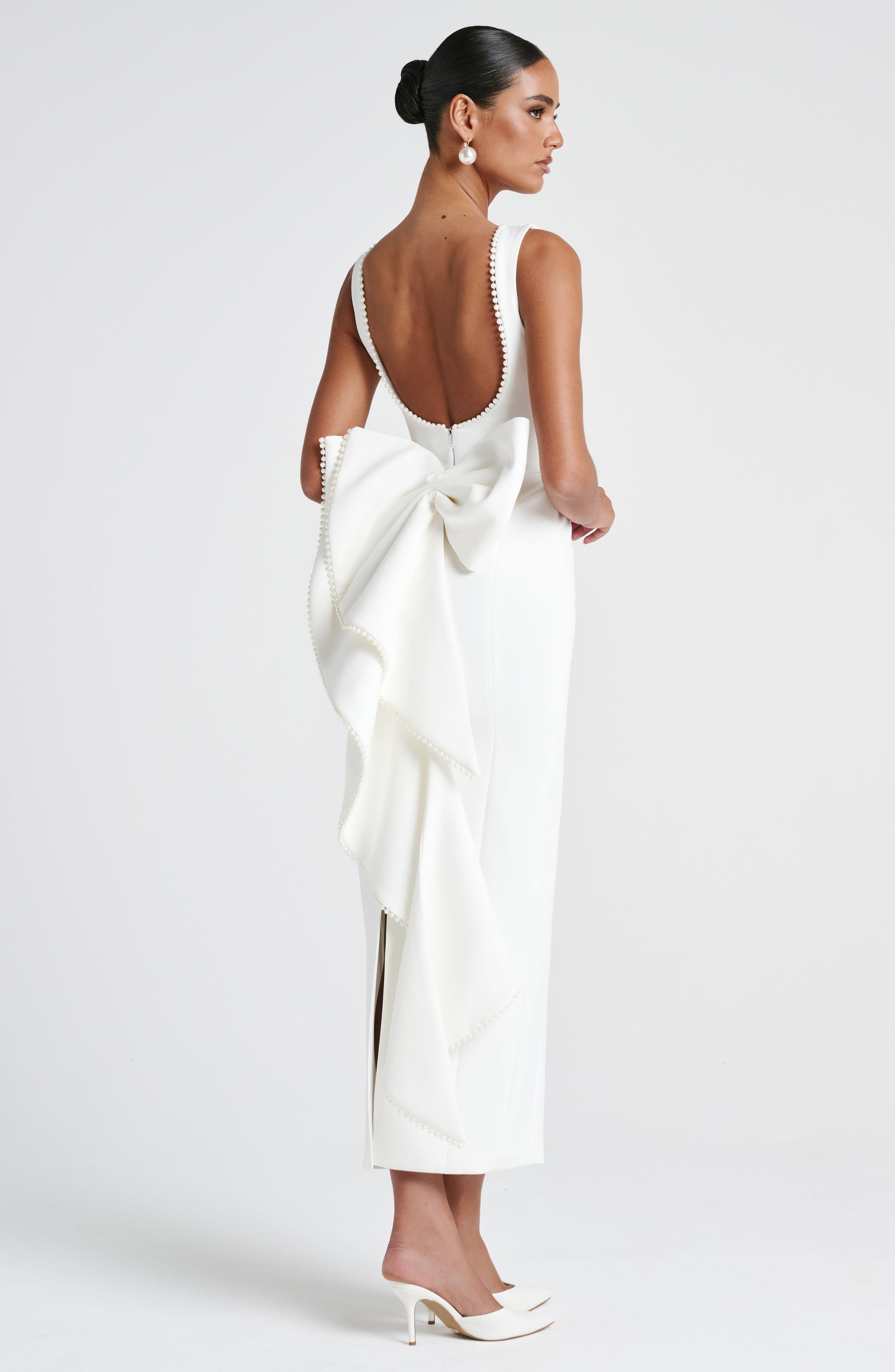 Lana Midaxi Dress - Ivory Ryvelle