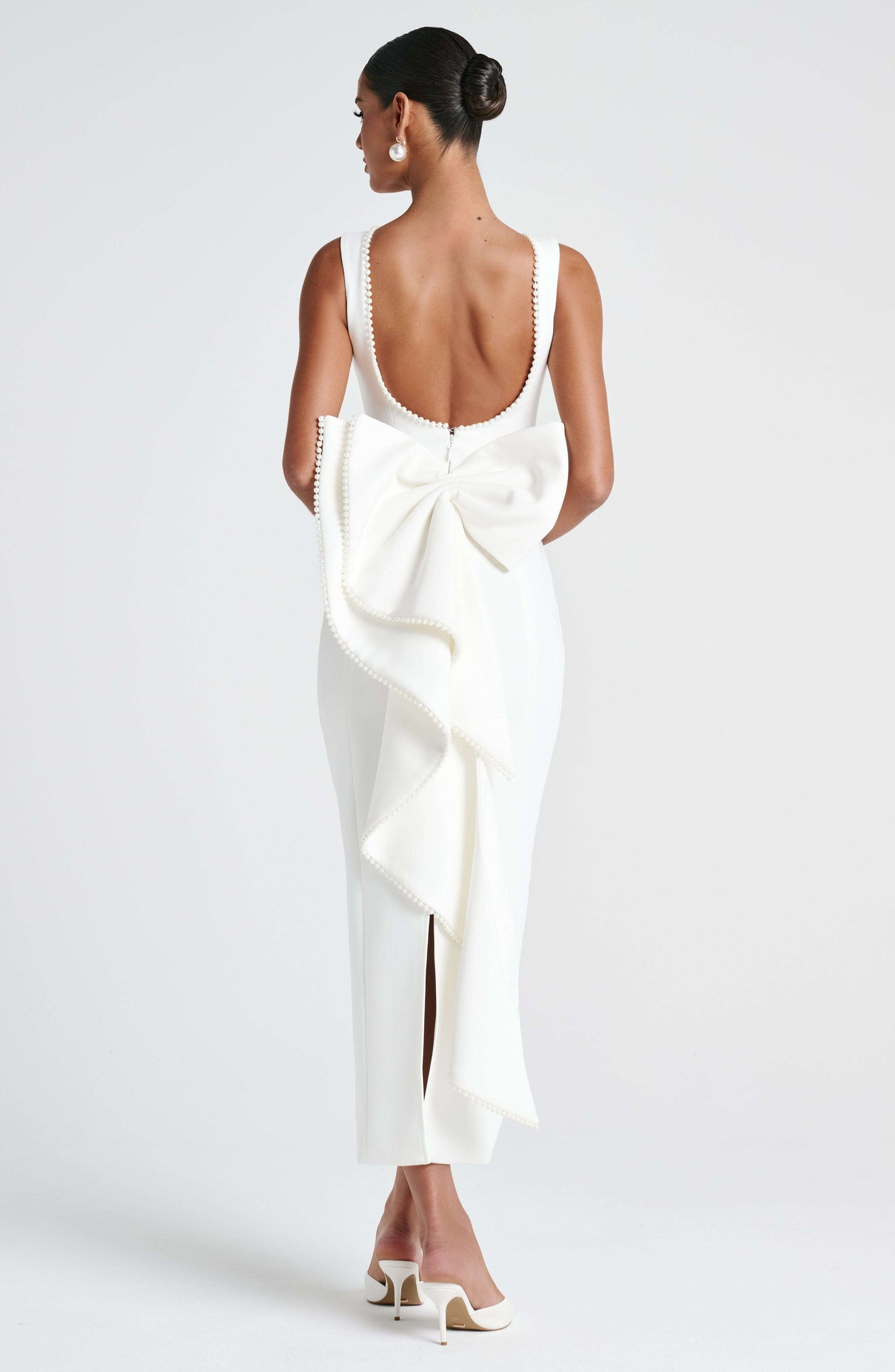 Lana Midaxi Dress - Ivory Ryvelle