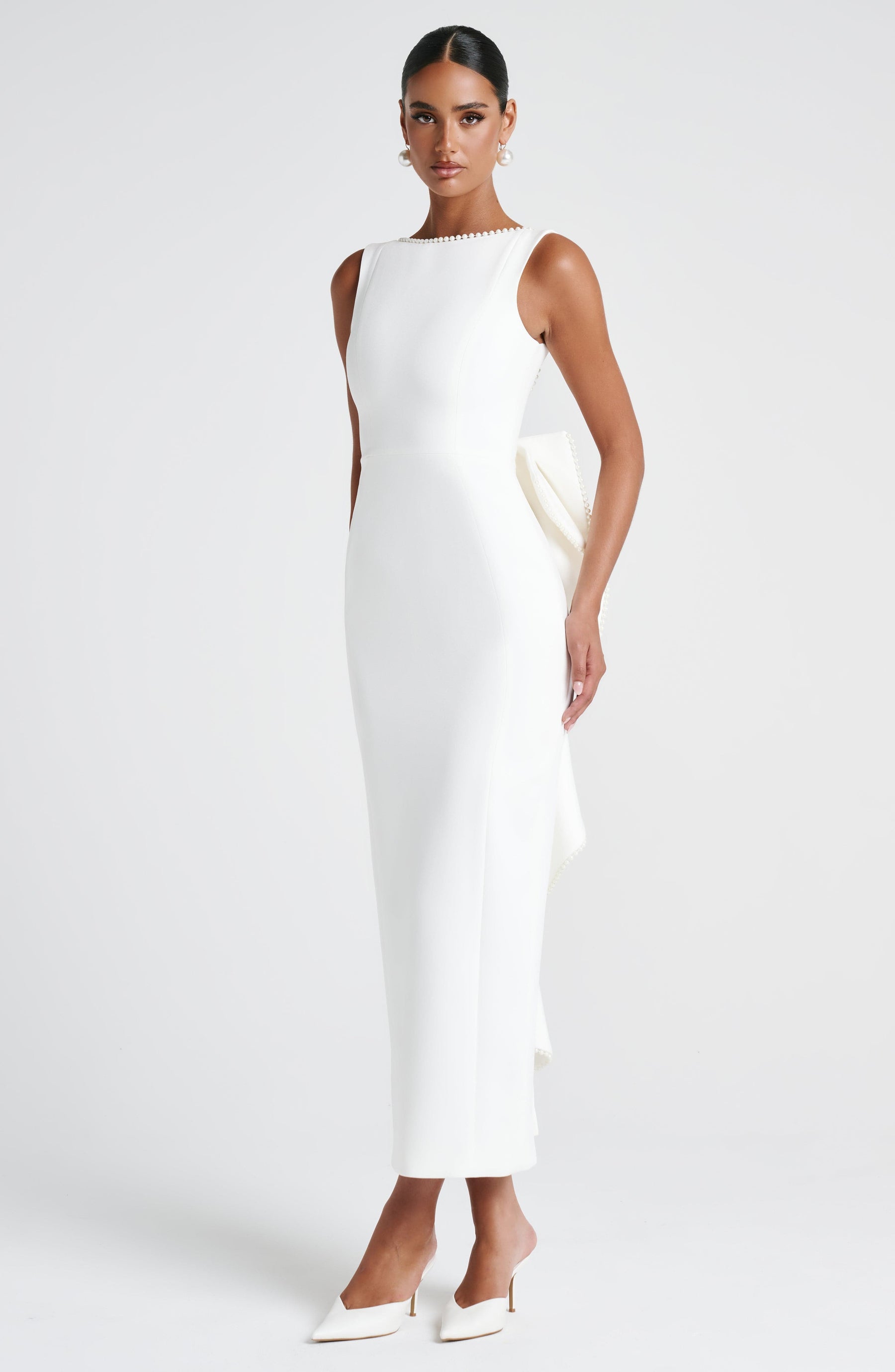 Lana Midaxi Dress - Ivory Ryvelle