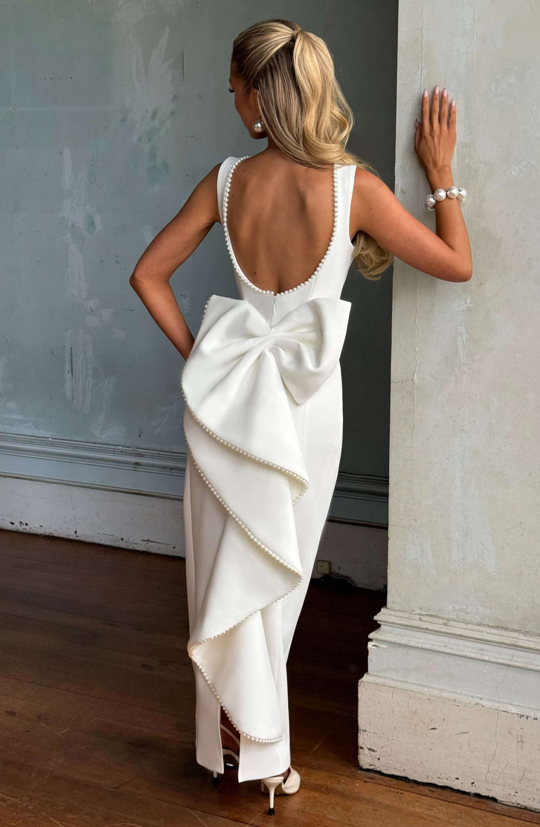 Lana Midaxi Dress - Ivory Ryvelle