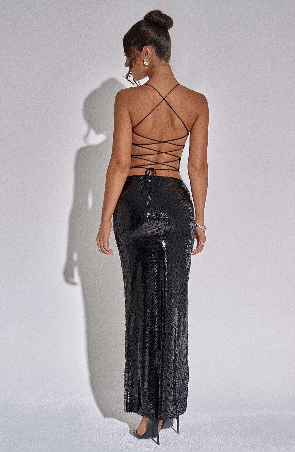 Larisa Maxi Skirt - Black Ryvelle