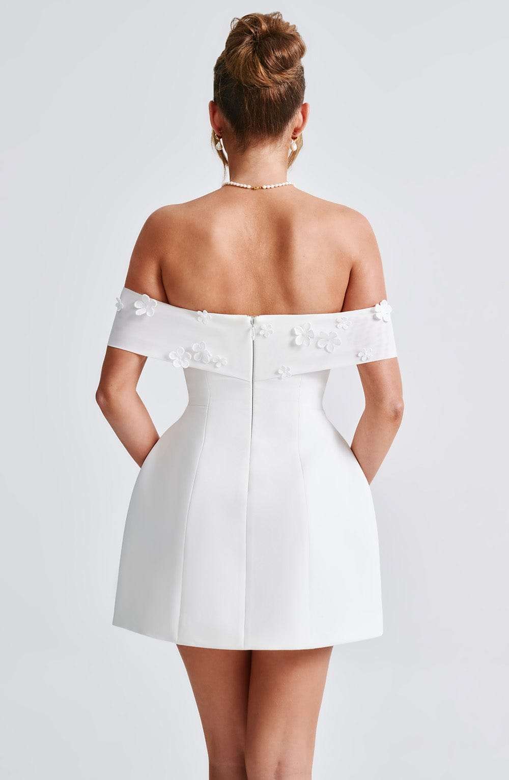Laurel Mini Dress - Ivory Ryvelle