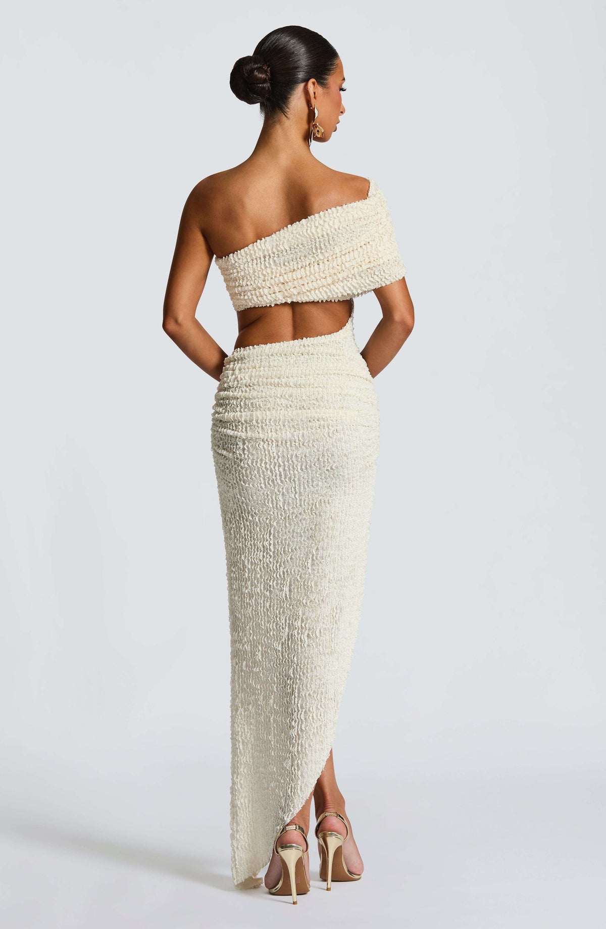 Laverna Midi Dress - Ivory Ryvelle