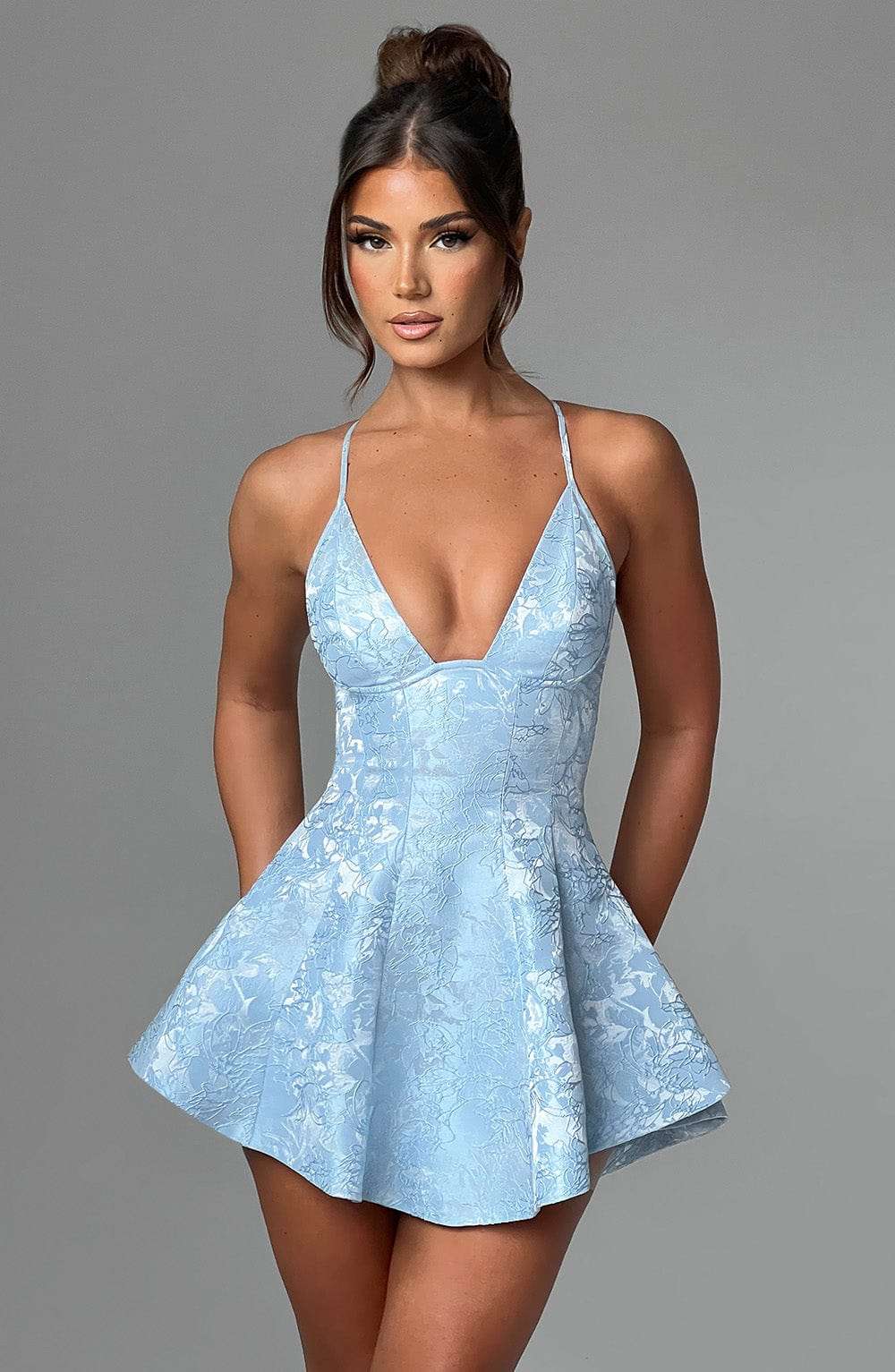 Leila Playsuit - Blue Ryvelle