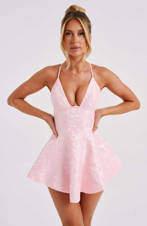 Leila Playsuit - Blush Ryvelle