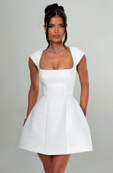 Lena Mini Dress - Ivory Ryvelle