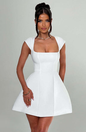 Lena Mini Dress - Ivory Ryvelle