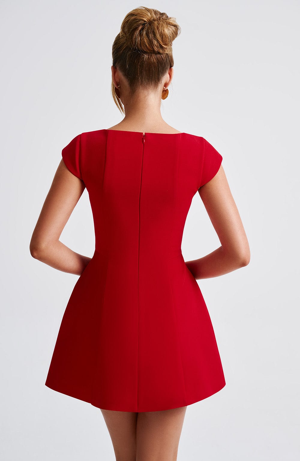 Mini-robe Lena - Rouge