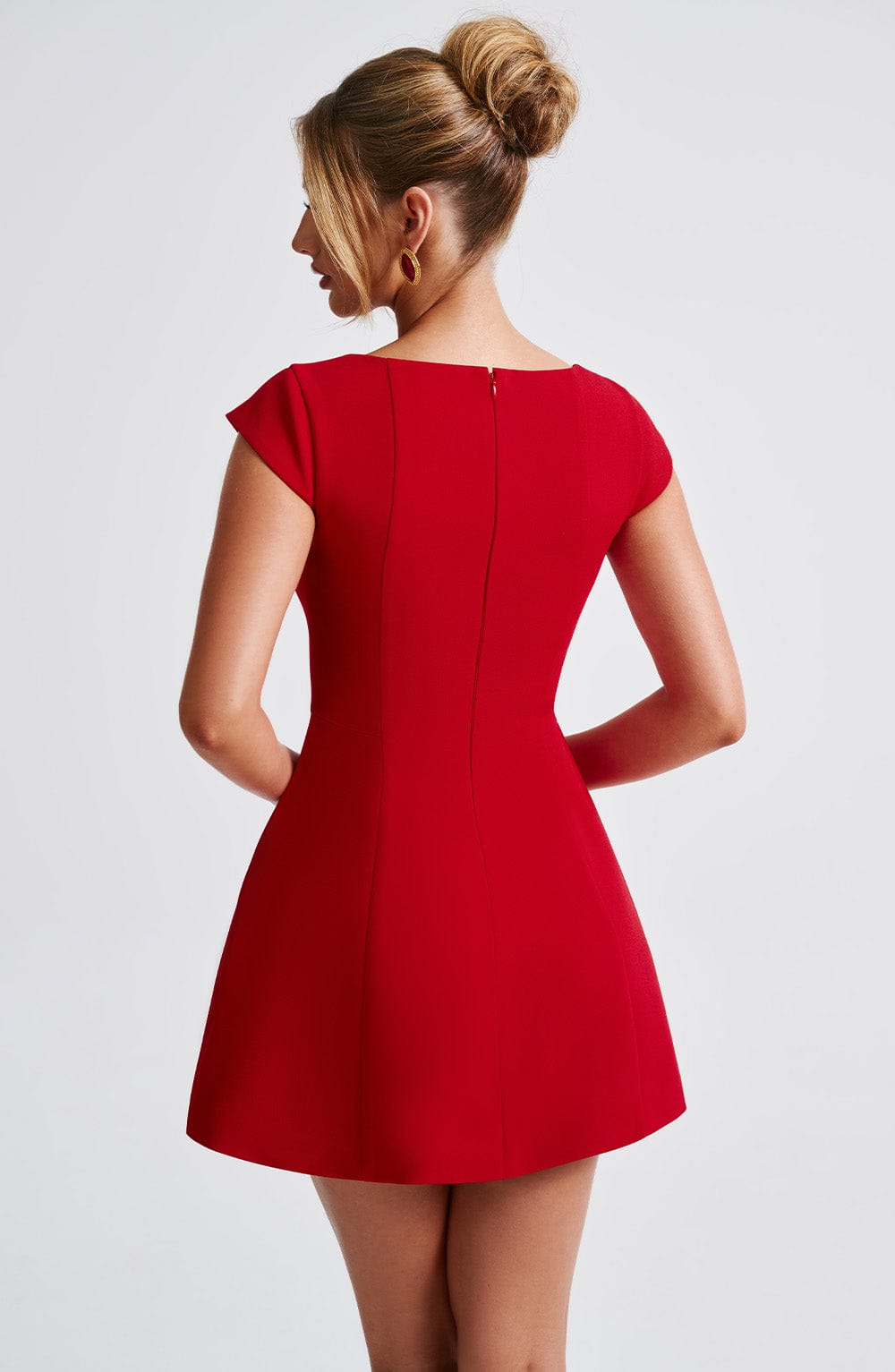 Mini-robe Lena - Rouge