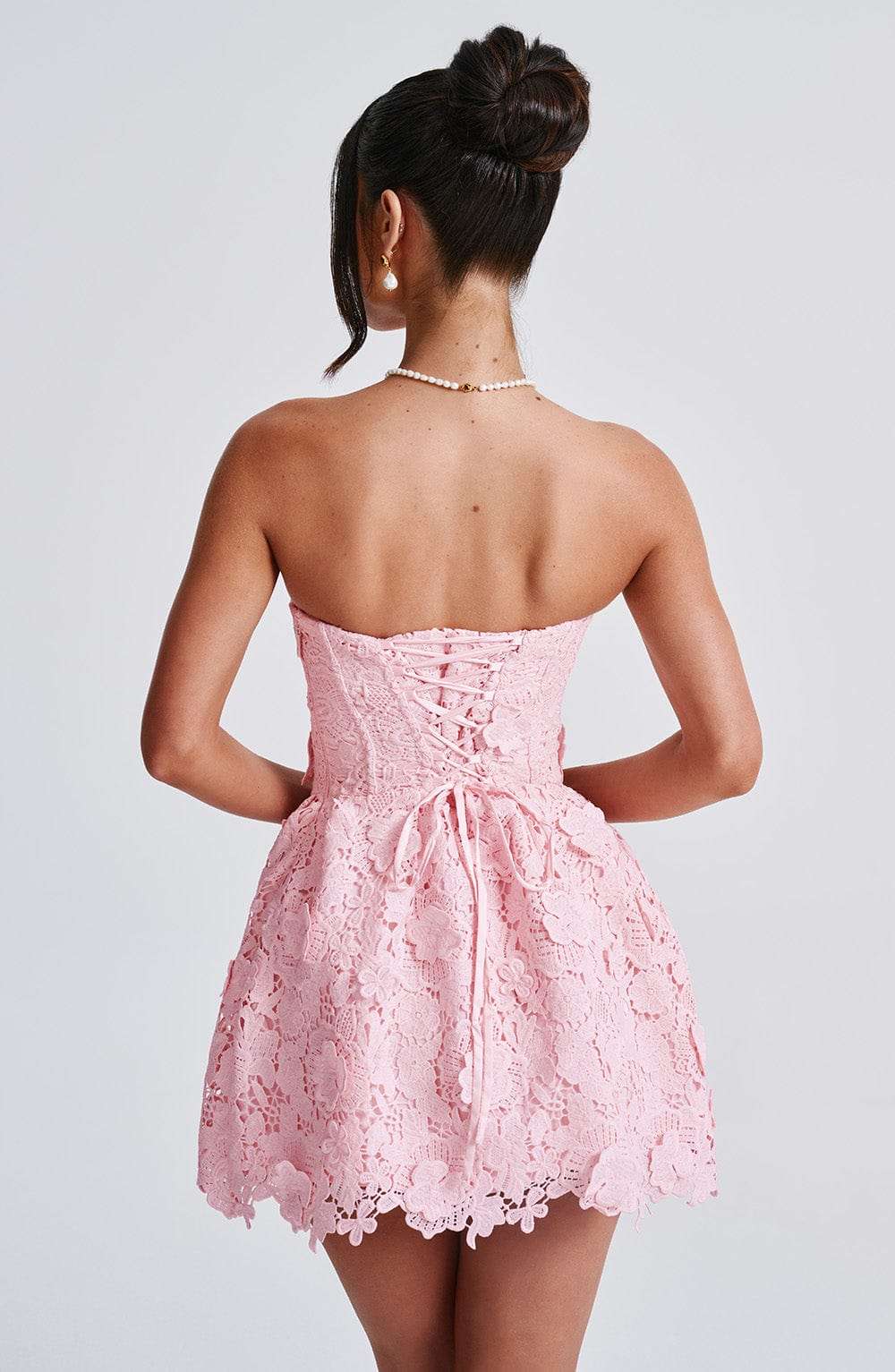 Leona Mini Dress - Blush Ryvelle