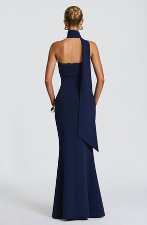 Leura Maxi Dress - Navy Ryvelle