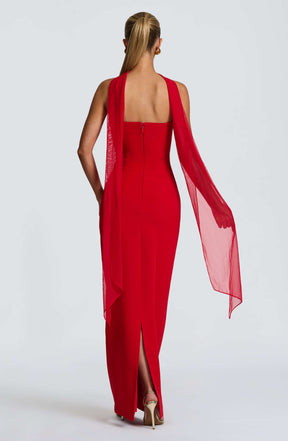 Lindsey Maxi Dress - Red Ryvelle