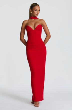 Lindsey Maxi Dress - Red Ryvelle