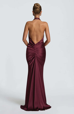 Linette Gown - Cherry Lacquer Ryvelle