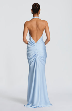 Linette Gown - Glacier Blue Ryvelle