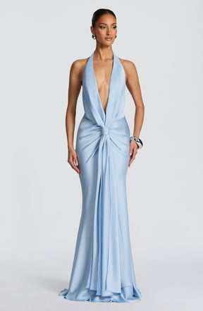 Linette Gown - Glacier Blue Ryvelle