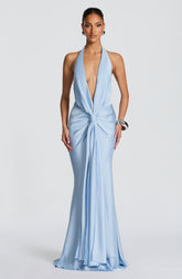 Linette Gown - Glacier Blue Ryvelle