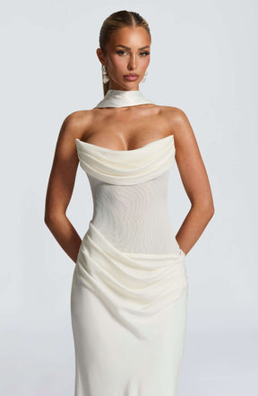 Liora Maxi Dress - Ivory Ryvelle