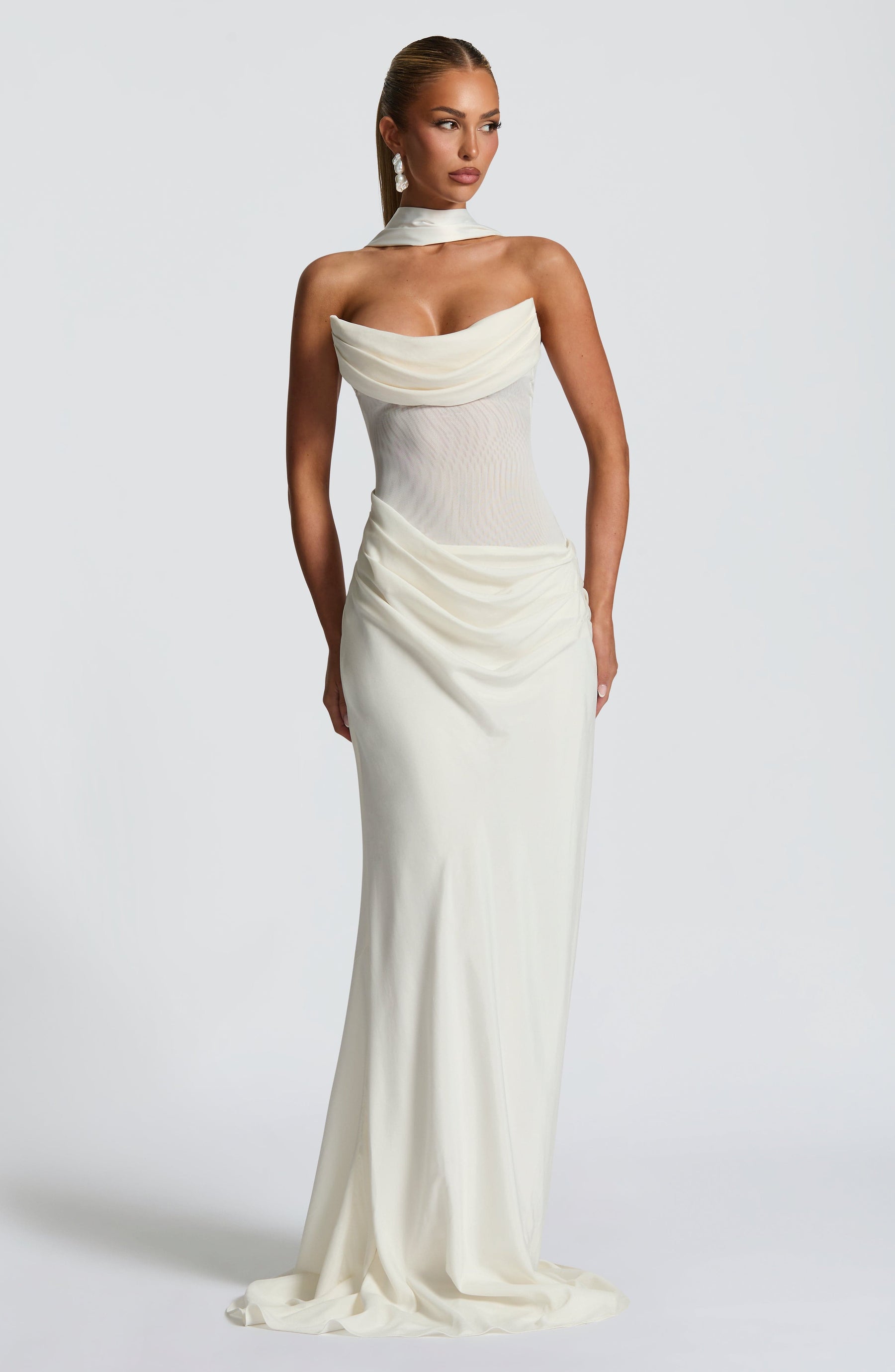 Liora Maxi Dress - Ivory Ryvelle